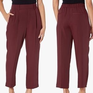 Vince Burgundy Crop Pull On Pants Size 3x